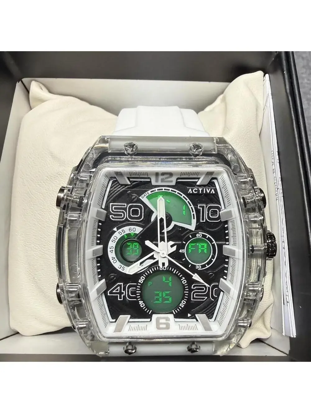 ACTIVA - INVICTA DIGITAL ESSENTIALS White 45mm NWT